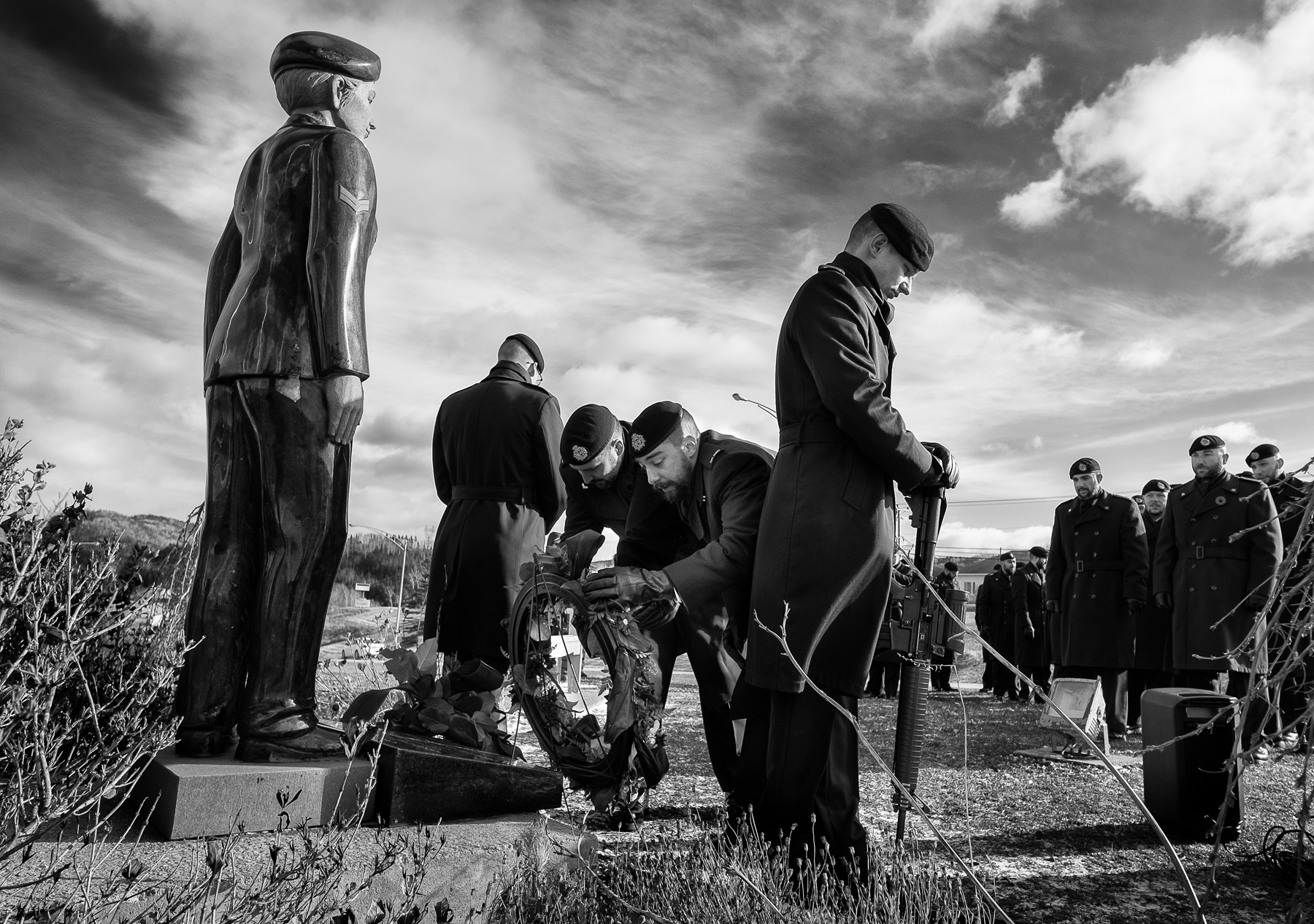 couronne de coquelicots