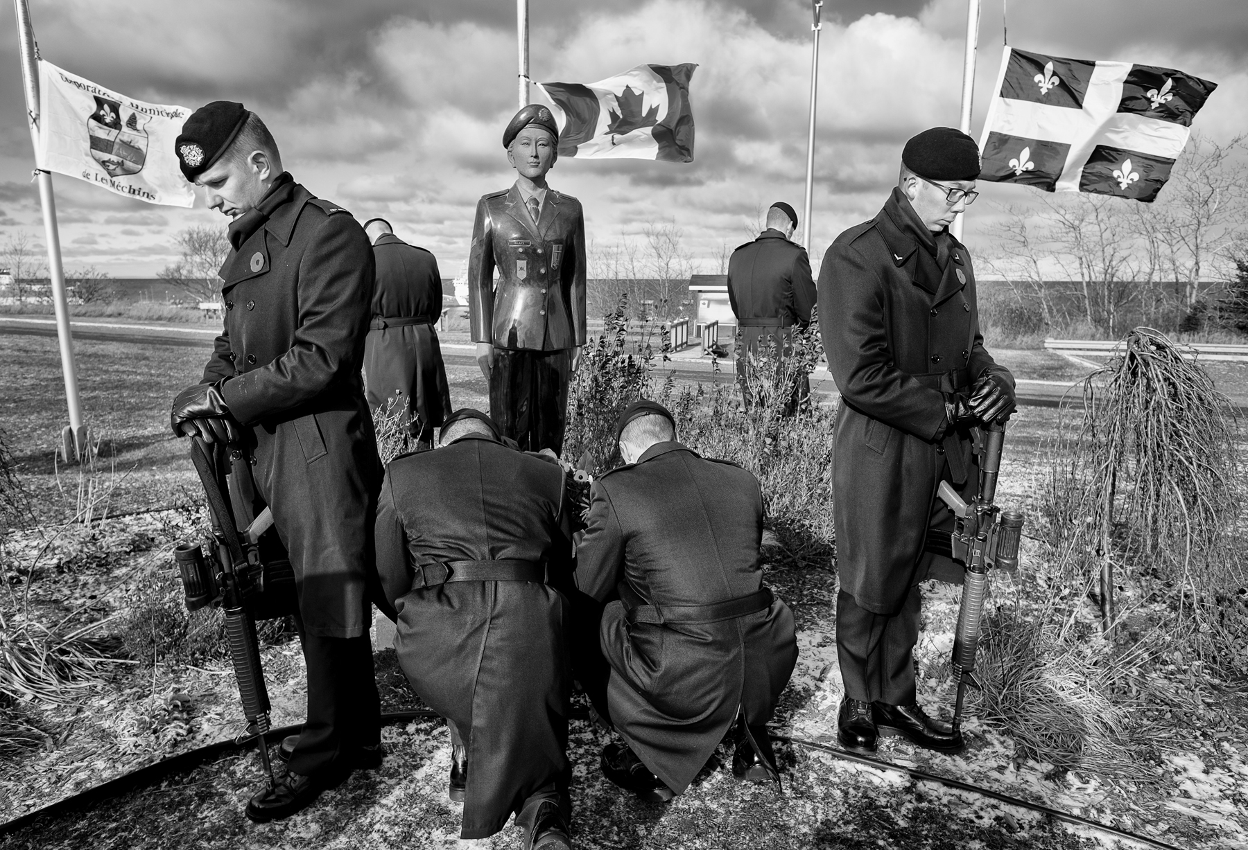 couronne de coquelicots